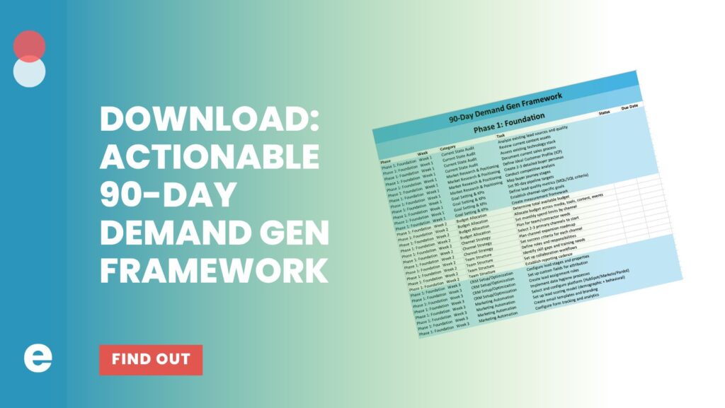 Build Momentum, Fast: A 90-Day Demand Gen Framework for Growth Teams